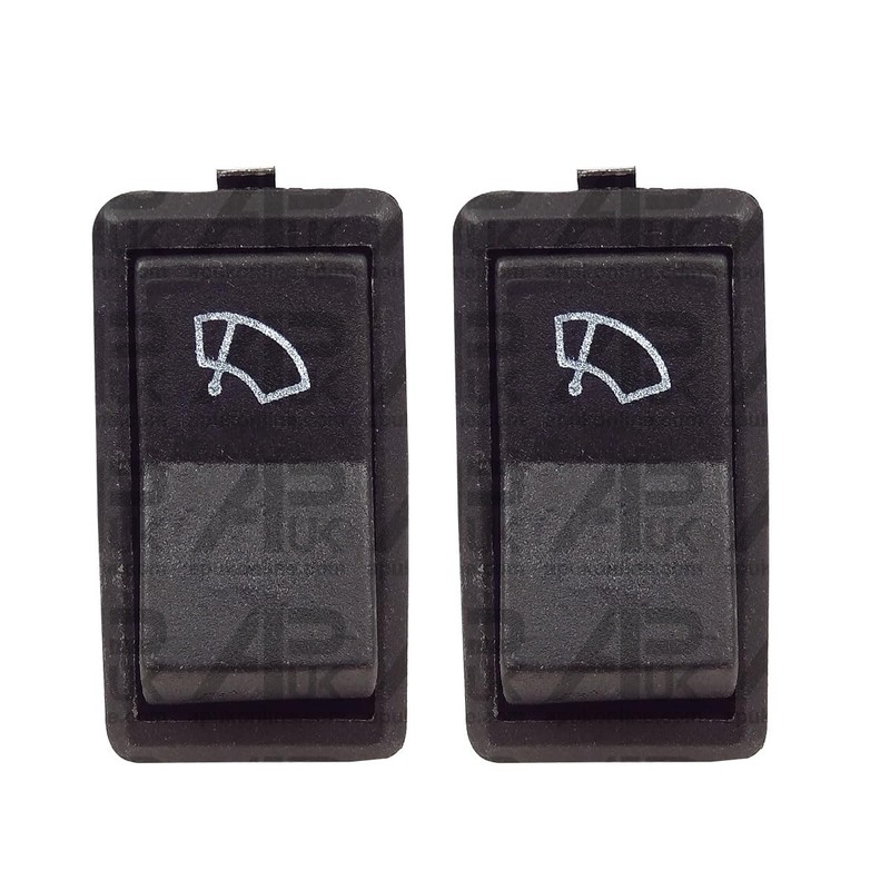 APUK 2x Windscreen Side Rear Wiper Rocker Switch Replacement for