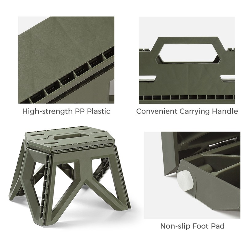 Folding Step Stool for Kids and Adults Non-slip Stool Chair