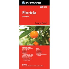 Rand McNally Easy to Read Folded Map: Florida State Map