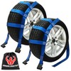 Tow Dolly Basket Straps with Flat Hook, 2 Pack Tow
