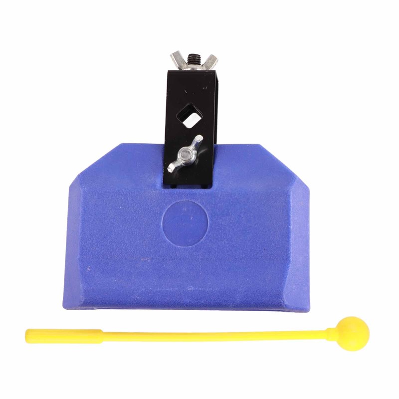 Blue Environmentally Friendly Plastic Percussion Instruments Block Latin Drum Kit