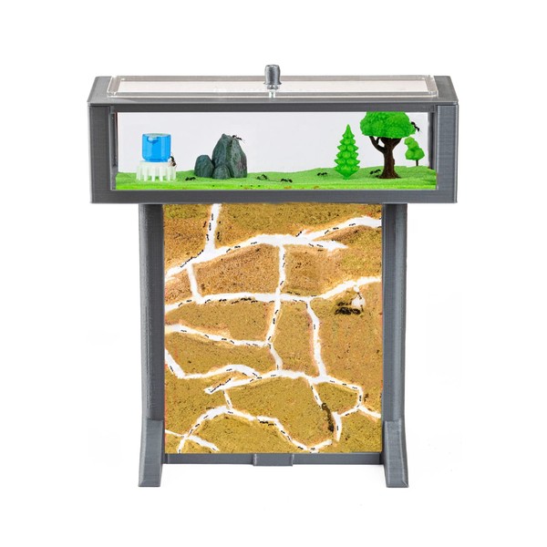 AntHouse - Natural sand ant farm - 3D T Kit 15x15x1 - 5cm Gray