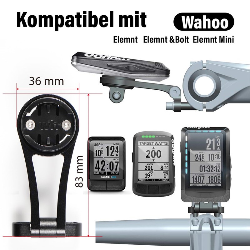 Chooee Bike Mount for Wahoo Elemnt, Wahoo Elemnt Bolt, Elemnt