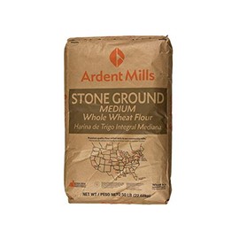 50 LB Ardent Mills Medium Stone Ground Whole Wheat Flour | 50 LB Bulk Size Bag
