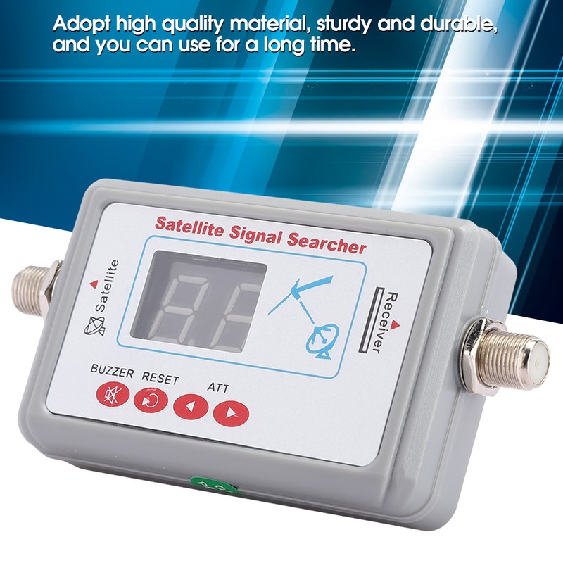 SF95DL Sensitive Satellite Finder Portable Signal Strength Meter with Digital