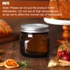 Bokon 8 Pieces Glass Mason Jars 16 oz Wide Mouth