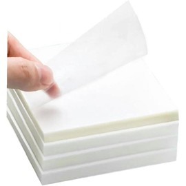 200 hojas de bloc de notas autoadhesivas, autoadhesivas, impermeables, autoadhesivas, transparentes, para agenda de oficina, escuela