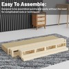 Greaton, 4.5-Inch Sturdy Wood Box Spring for Mattress Support -