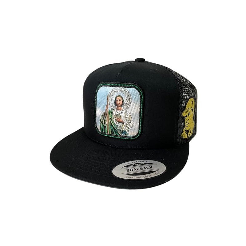 SAN Judas Tadeo CON EL Chapo GUZMÁN HAT Black MESH