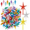 Casafield Ceramic Christmas Tree Replacement Lights - 108 Multi-Color Bulbs