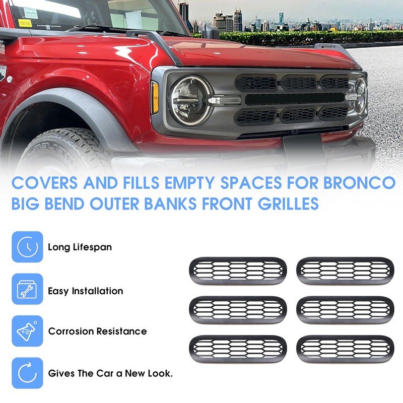 sukemichi Front Grille Mesh Grill Inserts for 2021 2022 2023