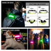Visiklit Running Lights for Runners, Reflective LED Arm Bands Rechargeable
