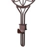 VILLAGE LIGHTING COMPANY [Front Door WREATH HANGER] - Flower Design.