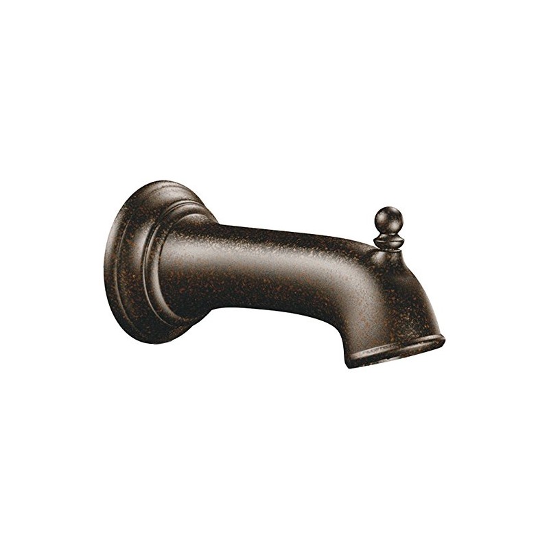 Moen 3857ORB Replacement 7.25-Inch Tub Diverter Spout 1/2-Inch Slip Fit