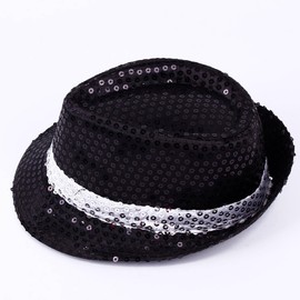 5Pcs MJ 80s Costume Accessories, 70s Disco Dancer Rocker Star Cosplay Set King of Pop Fancy Dress Set for 80 90s Theme Party Carnival Dance Party (Silver)