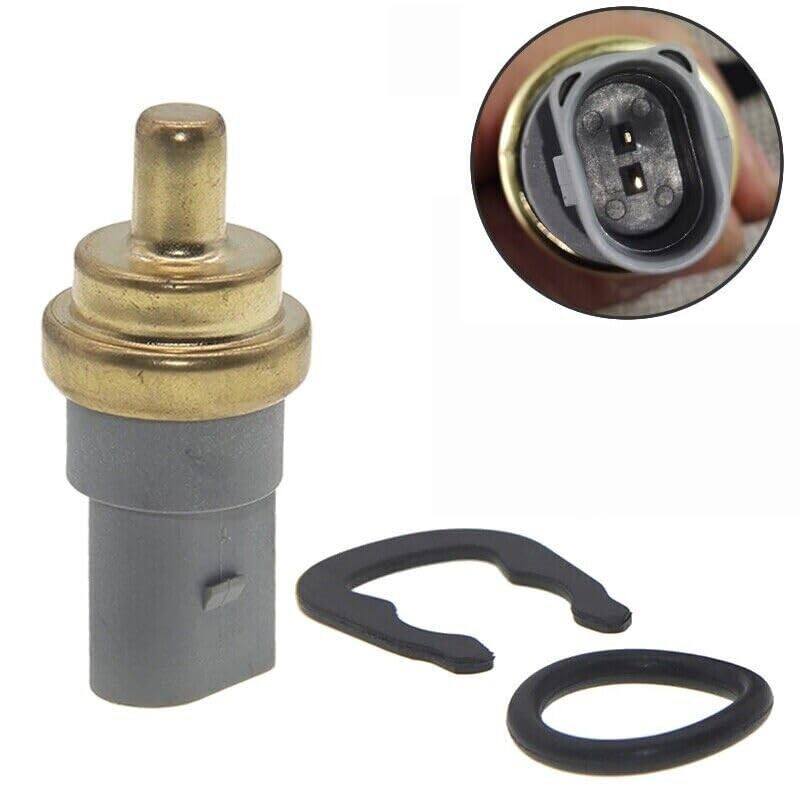 Bohaner Coolant Temperature Sensor with Retaining Spring Clip Motor for