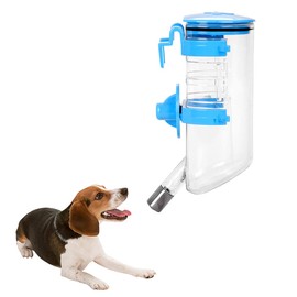 Dog Cat Water Bottle Hamster Automatic Water Dispenser No Drip Plastic Hanging Water Bottle Large Capacity Water Bottle for Guinea Pig Rabbit Rat Puppy Kitten Pet Animal Gerbil Chinchilla 350ML
