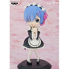 Banpresto. Qposket Re:Zero Figure REM Action Figure Q Posket REM Re:Zero REM RAM Emilia Subaru Now Available