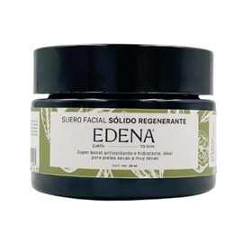EDENA | Suero Facial Sólido Regenerante | Serum Natural, Antioxidante, Hidratante y Reafirmante | Ideal Para Piel Seca a Muy Seca | Ingredientes Naturales | 30 ml