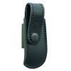 Schwarzes Leder-Etui, für Messer mit 10 cm Heftlänge, quer zu