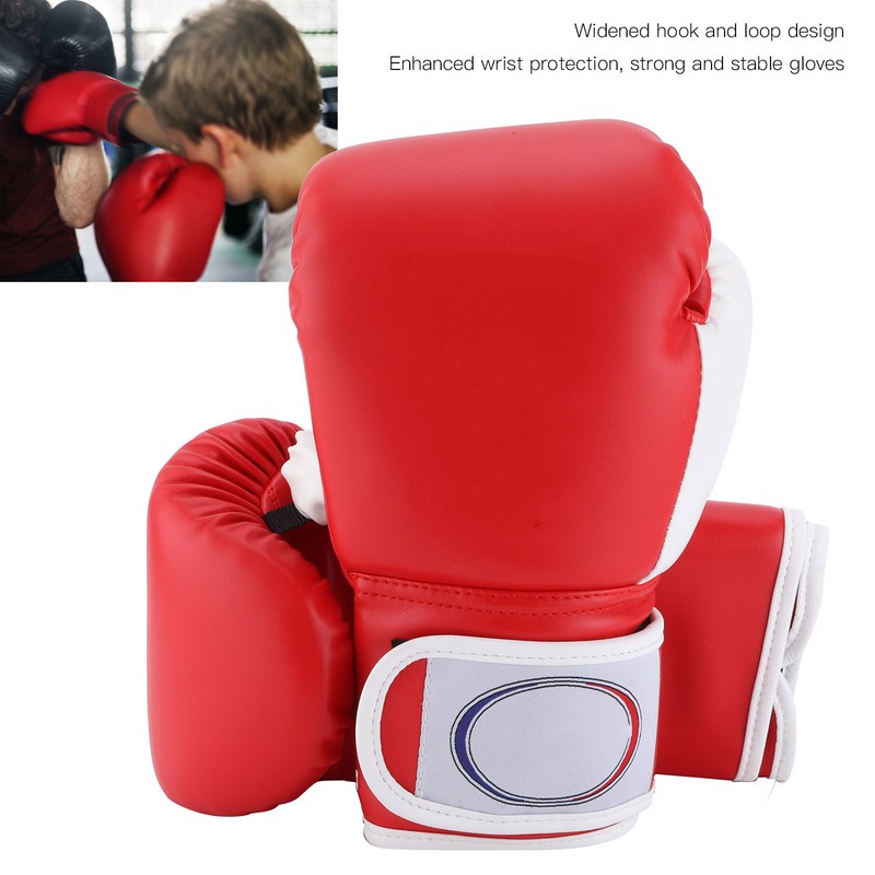 1 Pair Kids Boxing Gloves Punching Bag Training Sparring Gloves