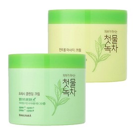 First Water Green Tea Cleansing Cream Plus Massage Cream 300ml / 첫물녹차 클렌징크림플러스마사지크림300ml
