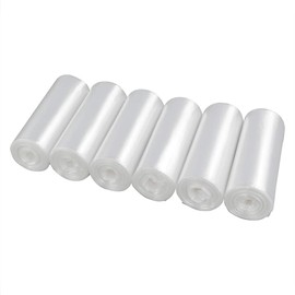 Wekioger 10 Gallon Clear Trash Bags, Kitchen Garbage Bag, 150 Counts