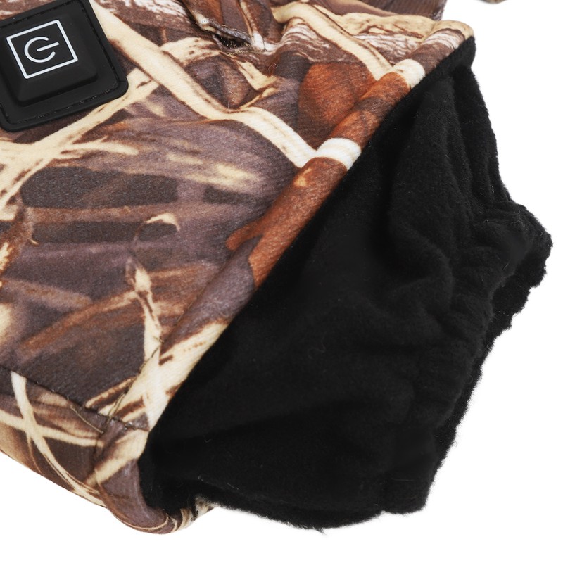 Outdoor Heating Gloves Temperature Adjustable Easy Operation Portable USB Plug