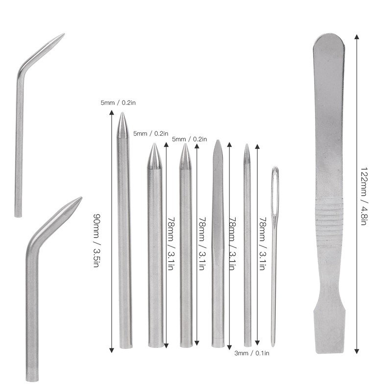Umbrella Rope Needle Knitting Set Stainless Steel Stitching Lacing Bracelet