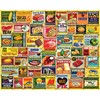 White Mountain Iconic State Foods Puzzle 1000 Piece American Food