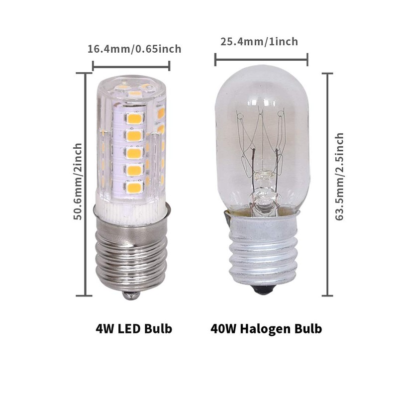 Nobranded E17 LED Bulb,WTINTELL Equivalent to 40 Watt Halogen Bulb,dimmable,Microwave