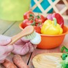 2 PCS Vegetable Brush, Potato Scrubber, Vegetable Brush Scrubber for