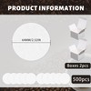 LPZMPZ Pack of 500 Filter Paper Coffee Filters Round Unbleached