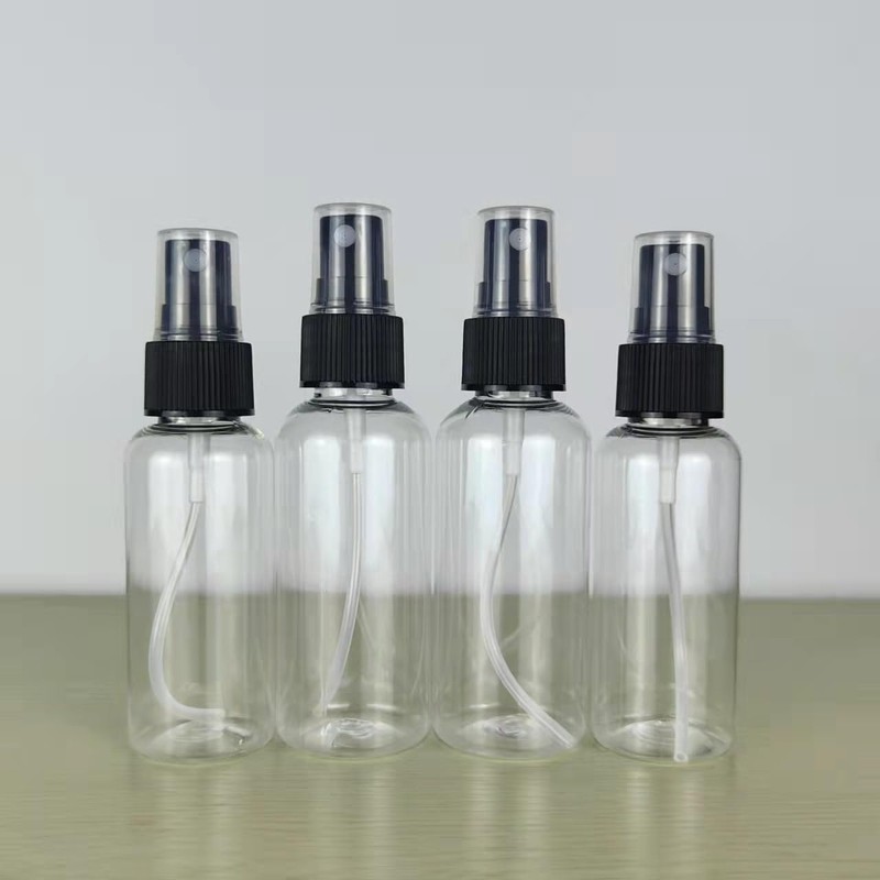 Transparent Small Spray Bottle for Cleaning Solutions, Essential Oils and