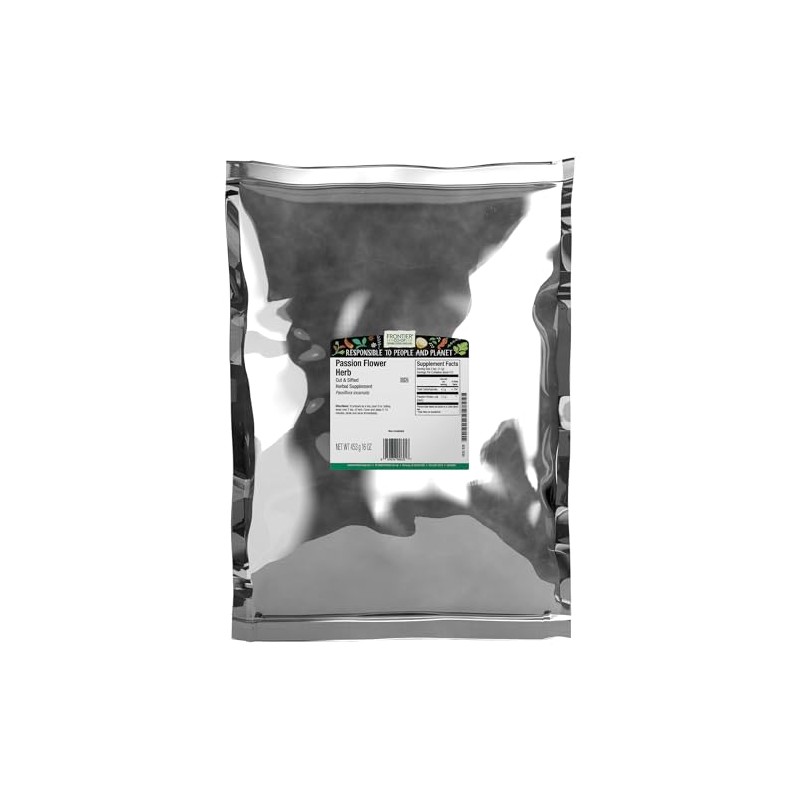 Frontier Co-op Passion Flower Herb, Cut and Sifted, Kosher, Non-irradiated