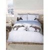 Reindeer Christmas Novelty Xmas Quilt Duvet Cover and Pillowcase Bedding
