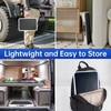 RV Step Stool Foldable 1-Step Stool Ladder Sturdy Metal Stable