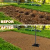 Garden Steel Tamper with 45 Inch Handle, Hand Ground Tamper