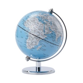 EMFORM Gagarin Globe Mini Globe Centre Axis Metal Base Various Colours Pastel Blue