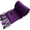 CJ Apparel Purple Men's Nepalese Solid Colour Design Fashion Scarf