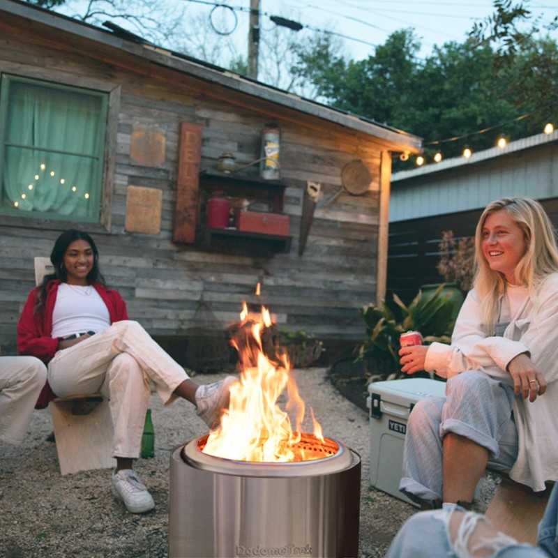 Smokeless Fire Pit with Travel Bag, Portable Outdoor Wood Burning