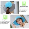 PACDE Adjustable Wind Cord Women Sun Hat Mesh UV Protection