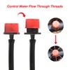 AEDIKO 100pcs Drip Irrigation Fittings 360 Degree Adjustable Irrigation Drippers
