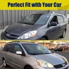 Geartronics 4PCS For 2004-2009 Toyota Sienna Acrylic Window Visor Rain