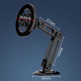 KCRPM Universal 360° PRO, 2023 New Magnetic Suction Car Phone Holder, Upgrade Window Car Phone Holder, Hands Free Phone Car Holder Mount Phone Mount for Car (Gold)