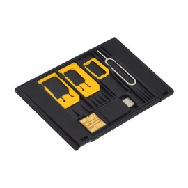 SHINEOFI 5PCS Sim Card Adapter Set with Random Colors Micro and Nano Sim Adapters Essential Phone Tool Kit and Conversion Random Color