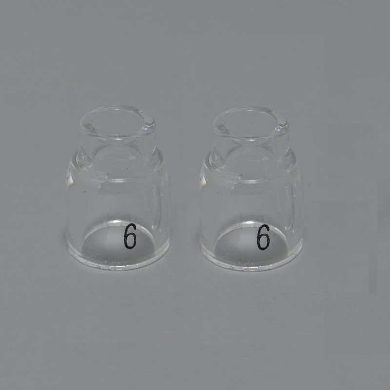 RIVERWELD TIG Quartz Nozzle Clear Glass Cups 13N10 6# 3/8"