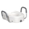 Drive Medical Premium Plastic Raised Toilet Seat with Lock and
