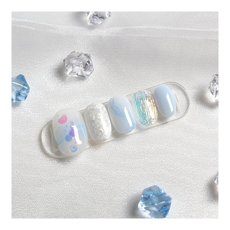 Splash Nail Tips - Short Oval / 물보라 네일팁 -