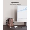 SUPERDANNY Power Strip Surge Protector Tower with 15W Wireless Charger,
